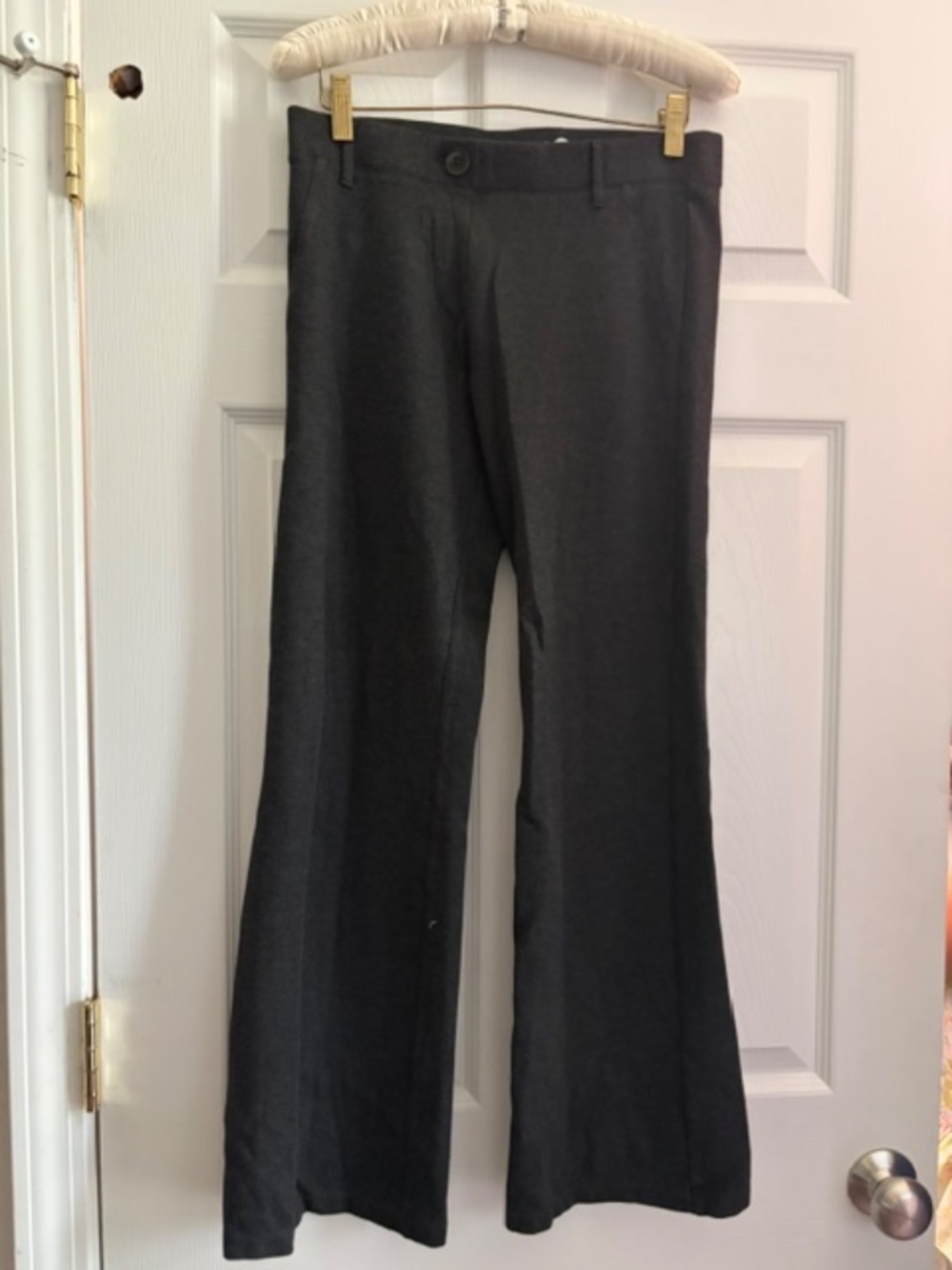 Betabrand charcoal bootcut dress yoga pant - Picture 5 of 9